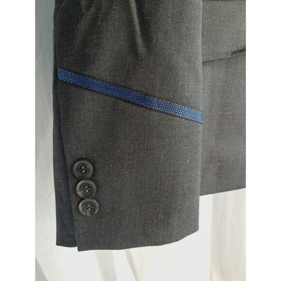 NWT American Airlines Flight Attendant Uniform Blazer Charcoal Wool Mix Size 6R - Picture 5 of 11